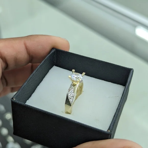 10kt Real Gold Wedding Trioset